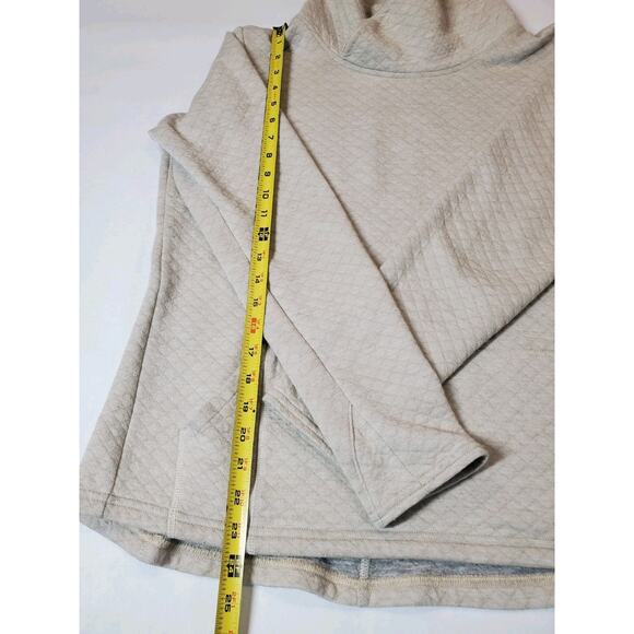 Kuhl Mock Neck Women's XL Sweater ATHENA Merino Wool Blend Ivory Outdoor Hiking - Picture 10 of 11